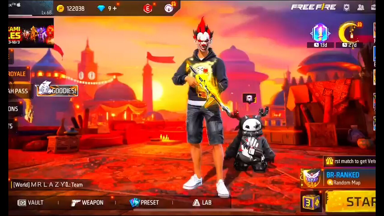 Free Fire Heavy I'd 🔥