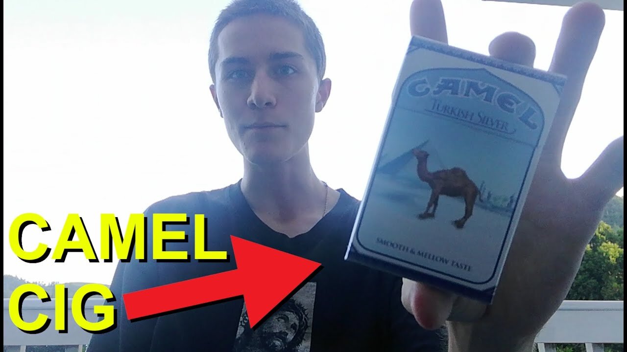 SMOKING A CAMEL TURKISH CIGARETTE