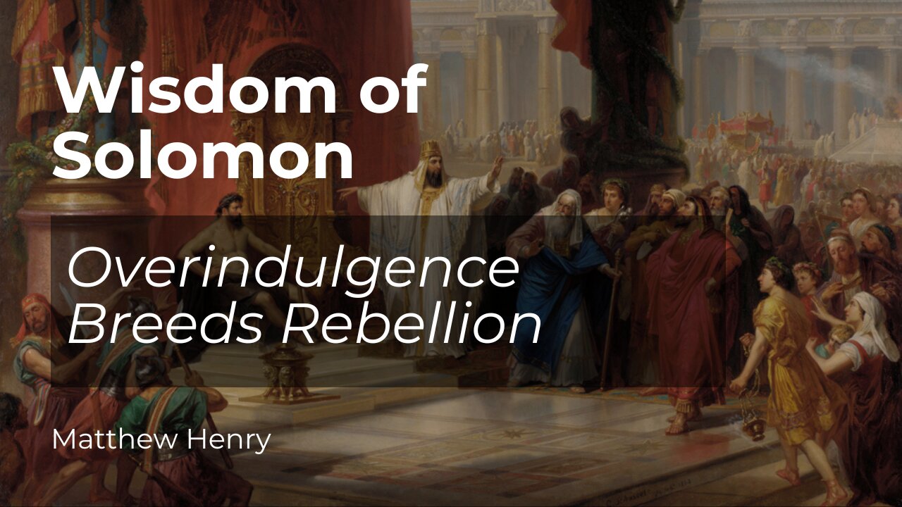 Overindulgence Breeds Rebellion