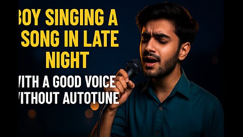 Late night singing a song