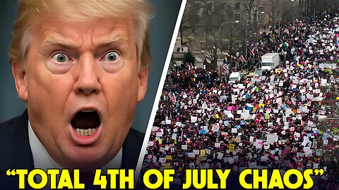 Trump’s July 4th Party DESTROYED by 7,0000 Protesters!