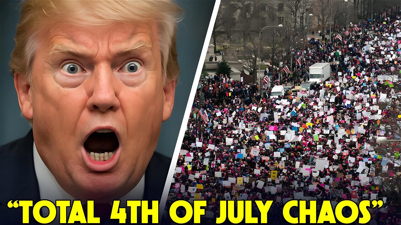 Trump’s July 4th Party DESTROYED by 7,0000 Protesters!