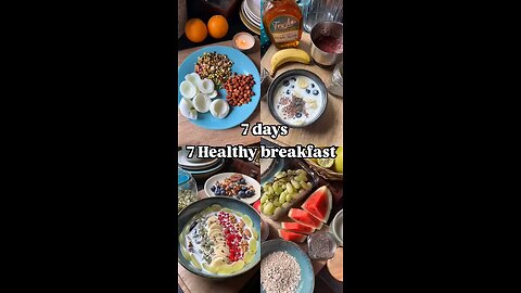 Healthy breakfast...
