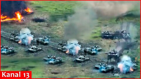 Ukrainian Achilles Regiment carried out a powerful hunt for armored vehicles of Russians in Kharkiv