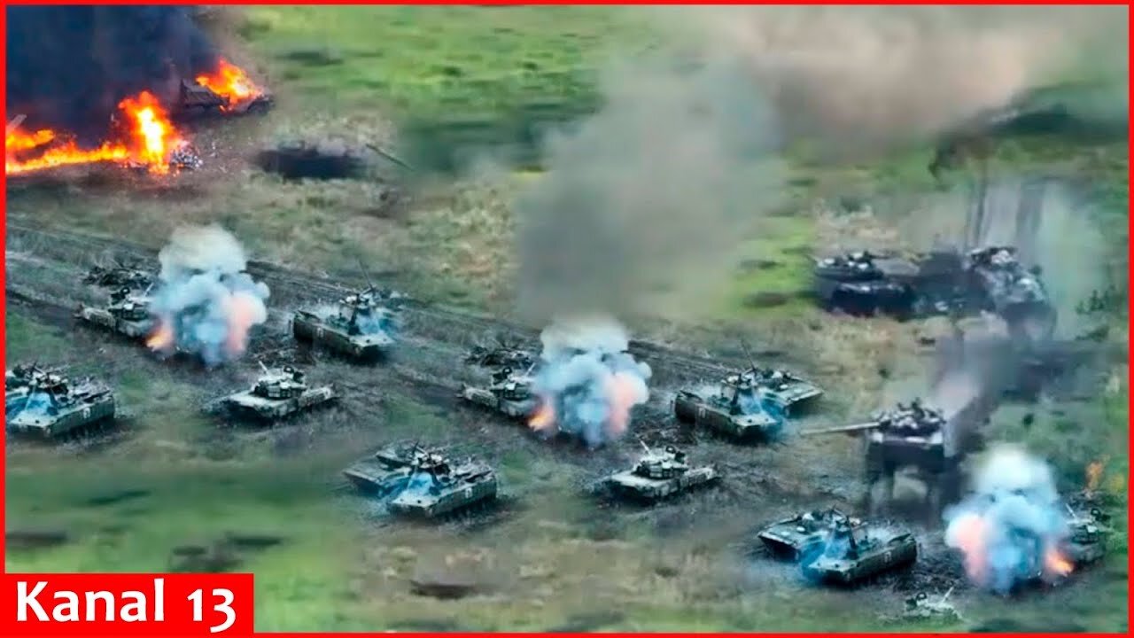 Ukrainian Achilles Regiment carried out a powerful hunt for armored vehicles of Russians in Kharkiv