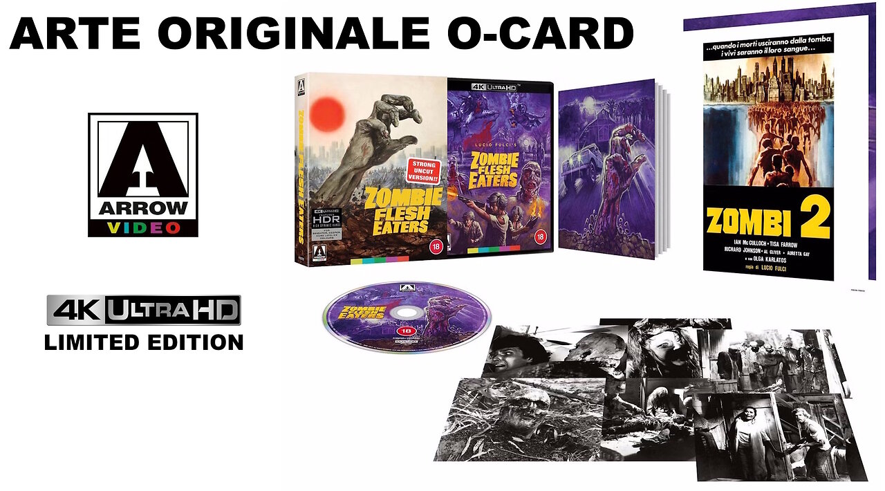 Zombie Flesh Eaters [Arrow Video *Arte Originale O-Card* Limited Edition 4K UHD]
