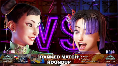 Kuya Kalbo SF6 Ranked Match Roundup. Chun Li Master Rank [Hori Fight Stick]
