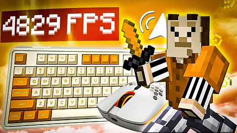 [3000fps] CLEAN Bedwars ASMR Keyboard + Mouse Sounds | HYPIXEL BEDWARS