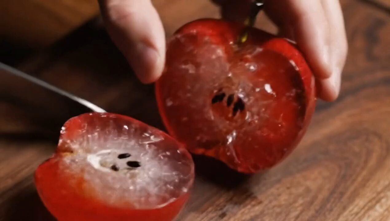 ASMR : APPLE GLASS CUTTING