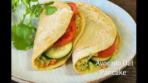 Avocado Oat Pancake 🌿 5-Min Healthy Breakfast! (High Protein, No Maida)🥑💪⏱️