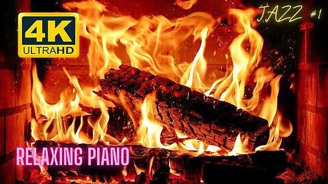 Relaxing Fireplace (24 HOURS) 🔥 Burning Fireplace & Crackling Fire Sounds (NO Music)
