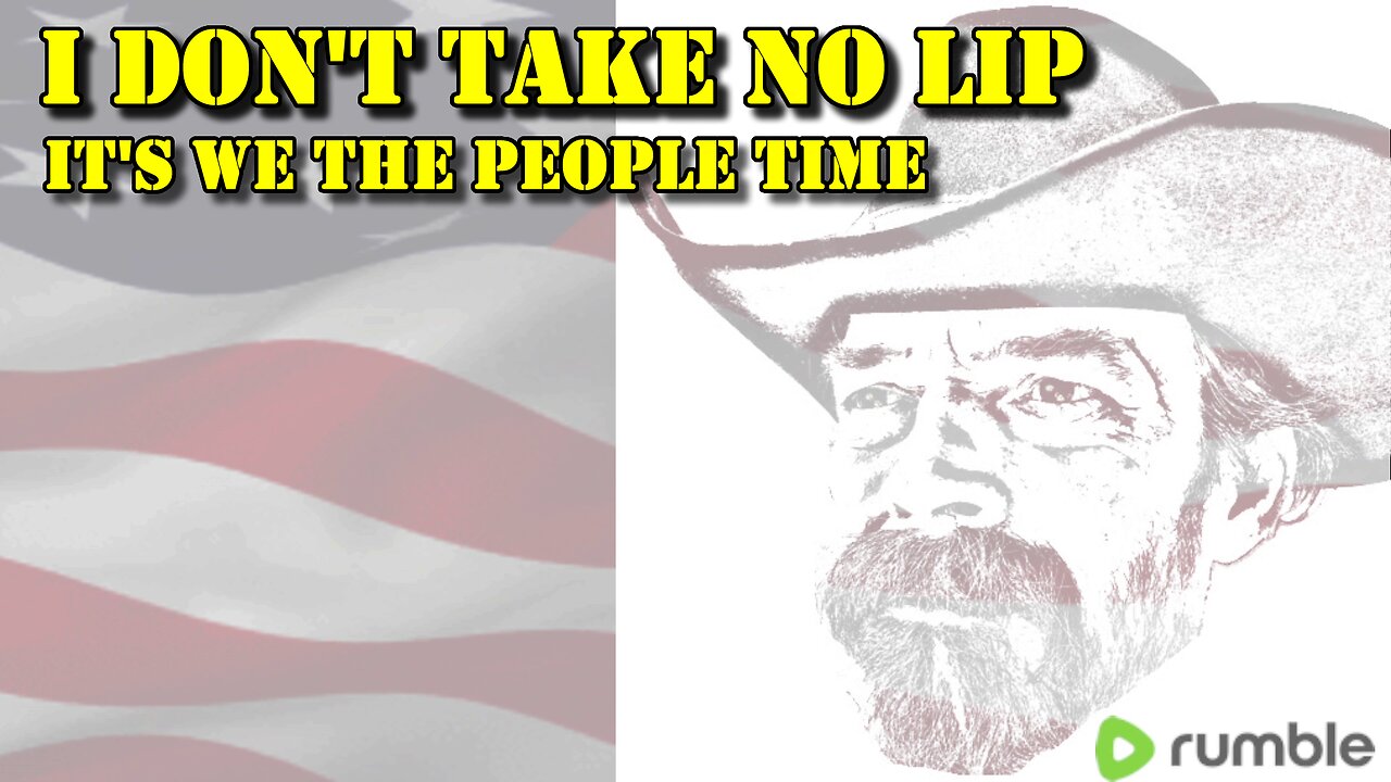 IT'S ABOUT WE THE PEOPLE - DON'T TAKE SHIT