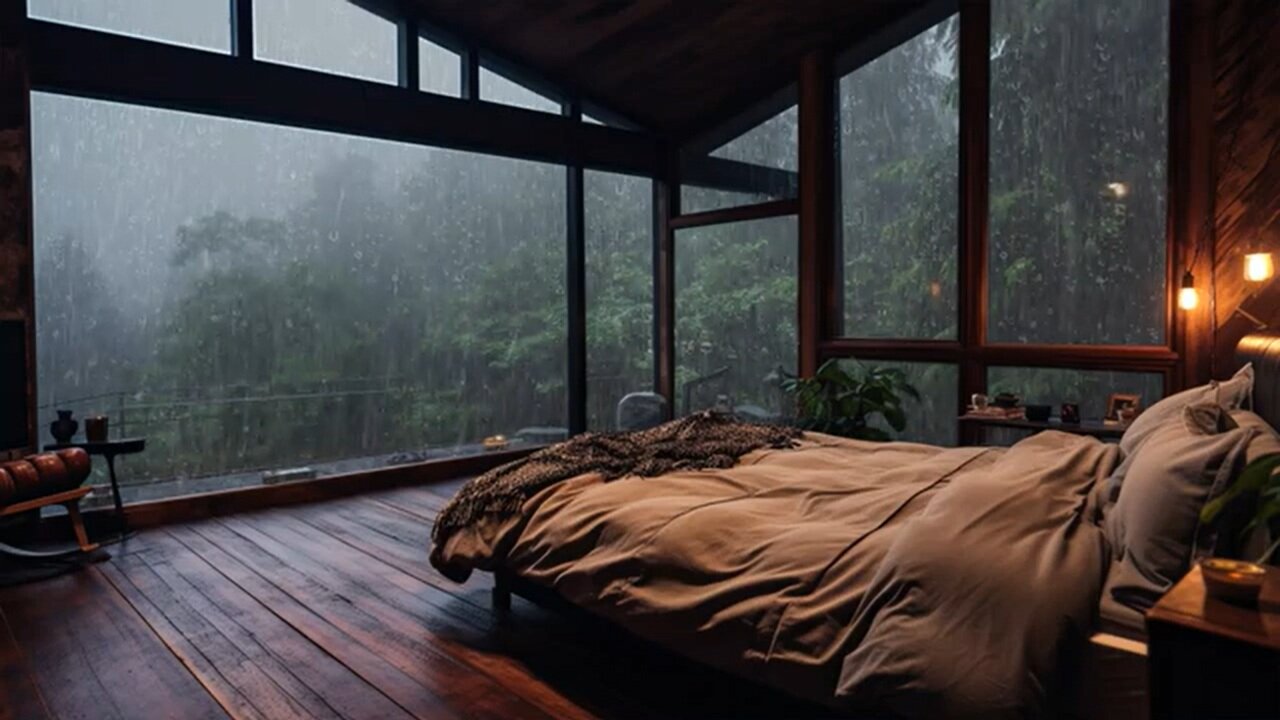 Relax & Heal with Rain Sounds – Thunderstorm Ambience for Deep Sleep, Study, Meditation