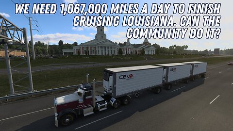 We need 1,067,000 miles a day to finish cruising Louisiana. Can the community do it?
