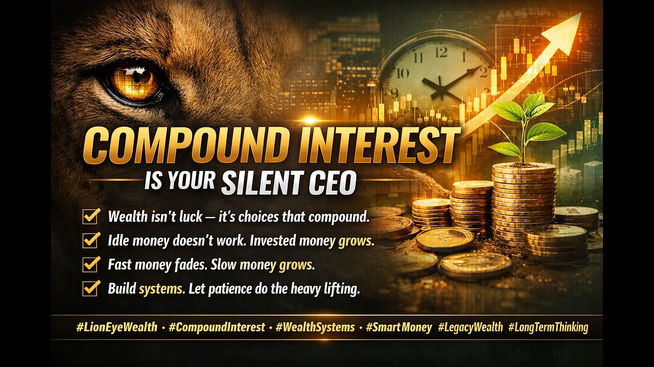 Compound interest is your silent CEO ￼