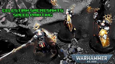 Adept Sororitas Celestian Saresants Warhammer 40k Speed painting