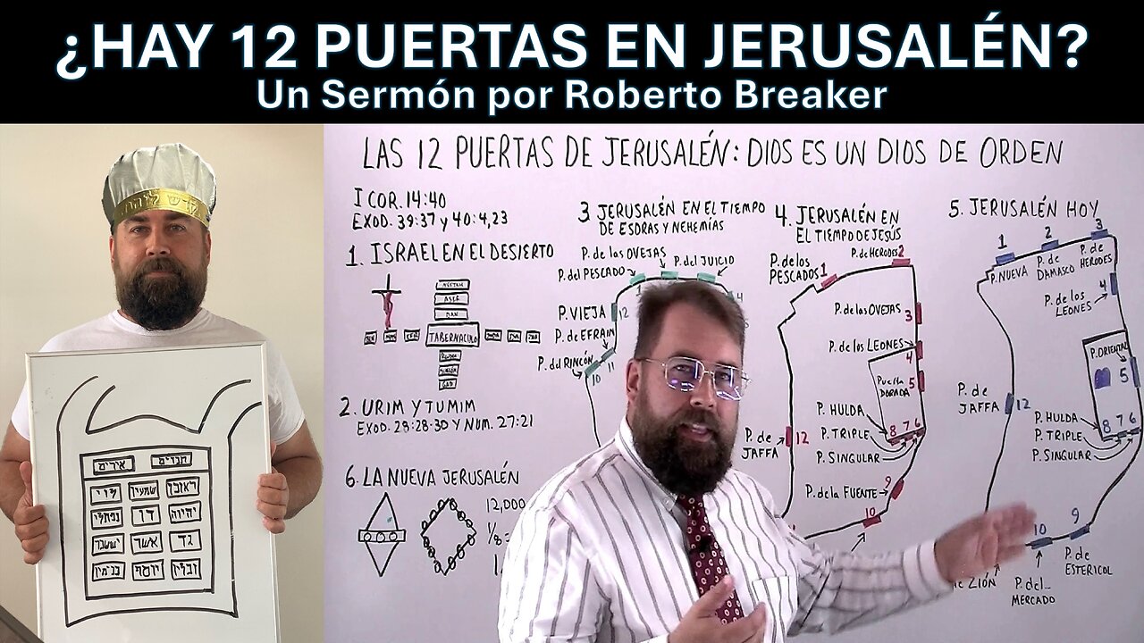 Las 12 Puertas de Jerusalén: Dios es un Dios de Orden