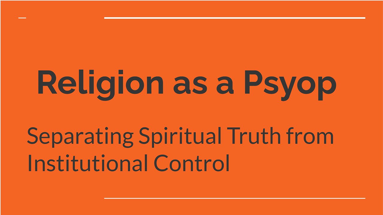 The True Reality Behind Religious Manipulation