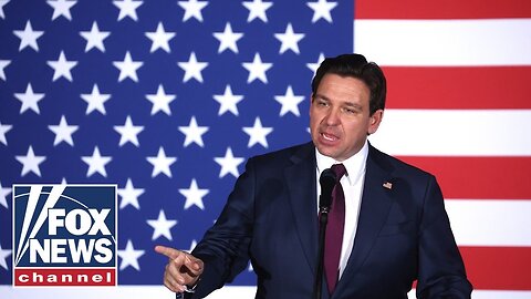 DeSantis: We HAVE to continue to stand for THIS
			