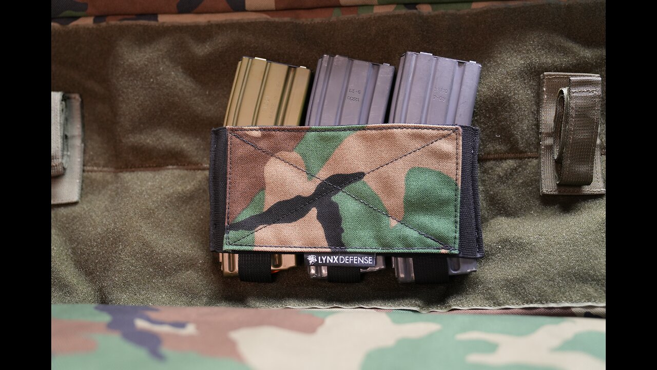 Lynx Defense EDC Elastic Mag Holder and Placard