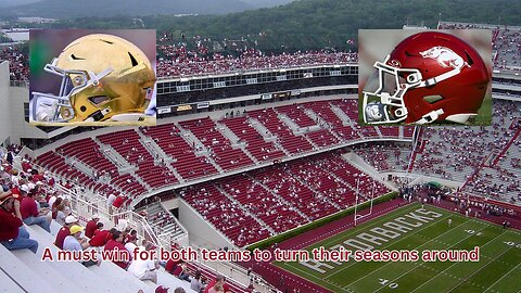 Arkansas vs Notre Dame is a must win for both head coaches