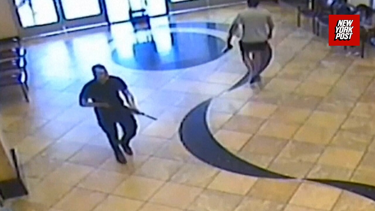 Wild video shows moment Las Vegas shooter enters gym where he was planning mass killing
