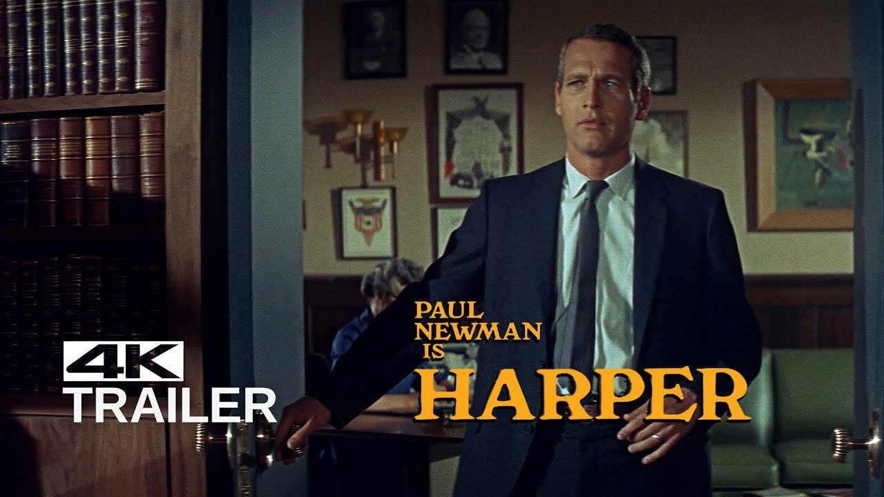 HARPER - Original Trailer [1966] (Remastered in 4K)