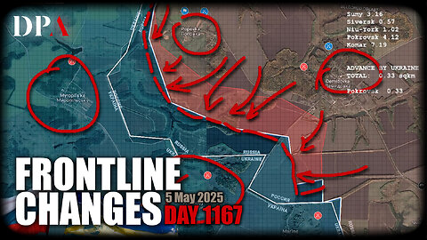 [ Ukraine Frontline Changes ] DEEP CUTS into Ukrainian lines at multiple locations; Can they defend?