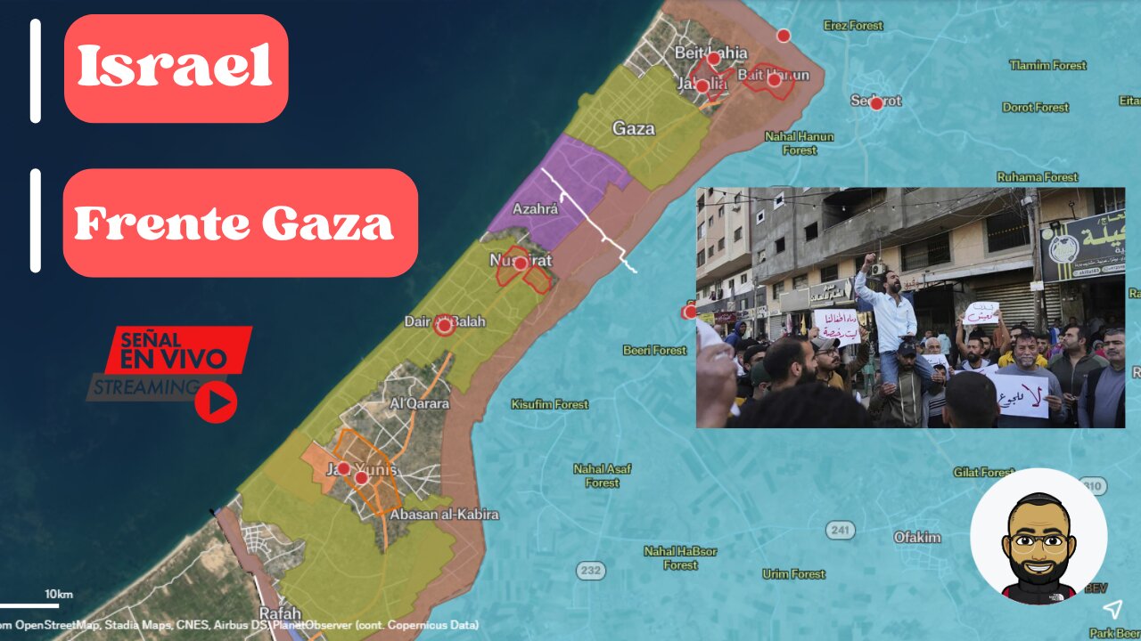 [DIRECTO] Israel | Frente Gaza. Protestas