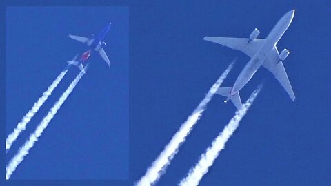 Airplanes & Plane Trails 10 – Zooming in on airline flights and their trails