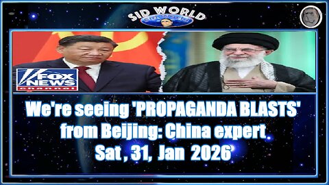 We're seeing 'PROPAGANDA BLASTS' from Beijing-China expert