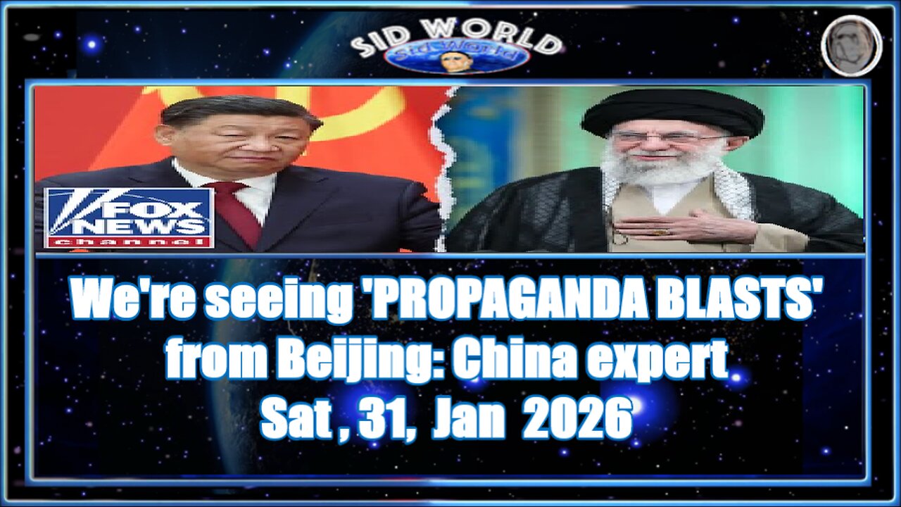 We're seeing 'PROPAGANDA BLASTS' from Beijing-China expert