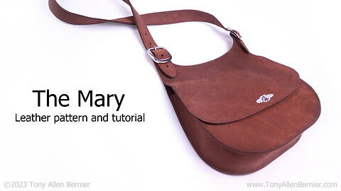 How to make a Leather Purse, The Mary.