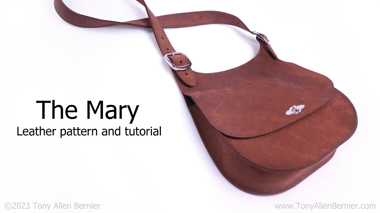 How to make a Leather Purse, The Mary.