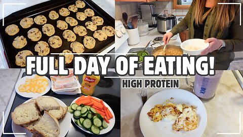 BREAKFAST, LUNCH, & DINNER MEAL PREP! | HIGH PROTEIN FULL DAY OF FOOD