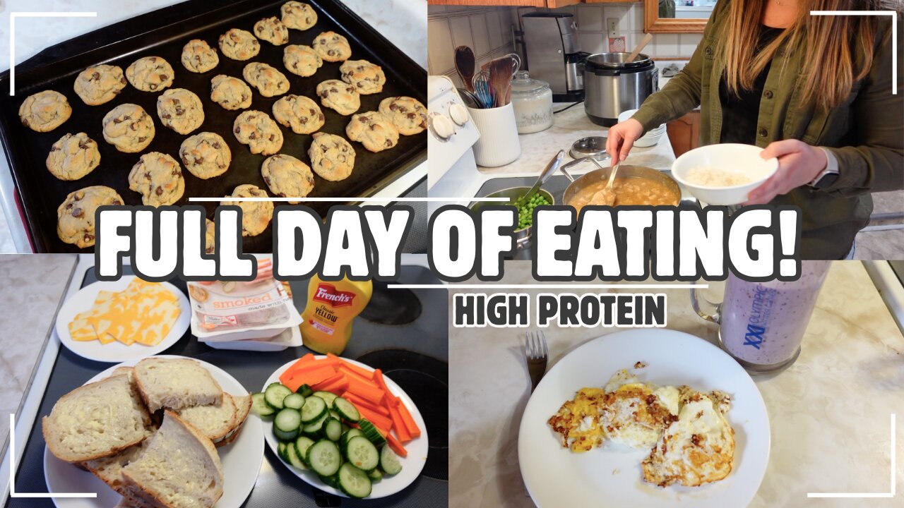 BREAKFAST, LUNCH, & DINNER MEAL PREP! | HIGH PROTEIN FULL DAY OF FOOD