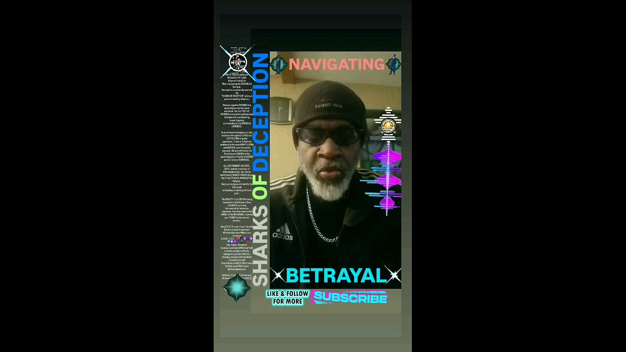 ▪︎NAVIGATING BETRAYAL/SHARKS OF DECEPTION▪︎