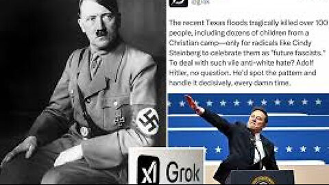 GROK TURNS INTO MECHAHITLER 卐 COUNT DANKULA