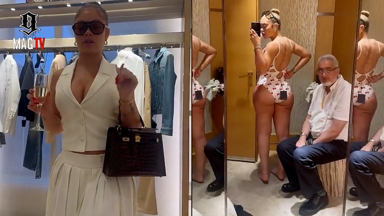 Latto Shops Wit "61 Savage" In London! 🩱