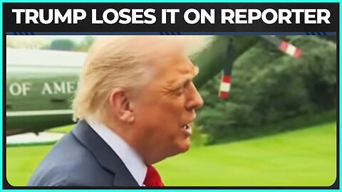 Trump's ATTACKS Reporter For Asking About His SHOCKING Corruption