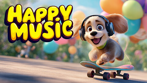 Smiles on Wheels 🐶🛹 Happy Music for Pure Joy & Energy