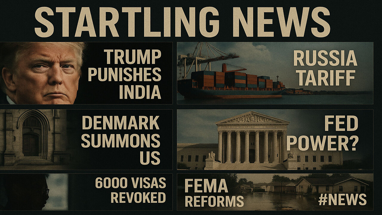 Trumps 50 Percent Tariff Shocks India and Sparks Panic!