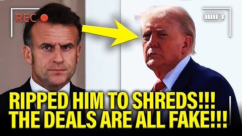 WHOA! FURIOUS World Leaders STICK the DAGGER in Trump