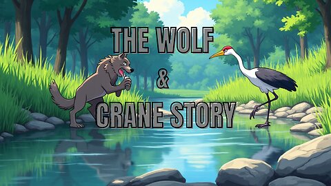 The Greedy Wolf | The Wolf & Crane Story
