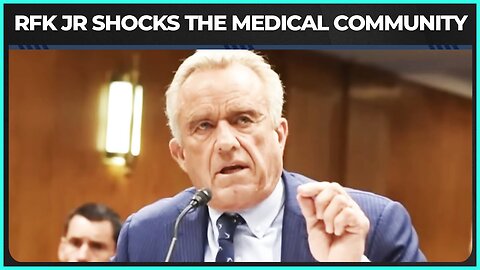 RFK Jr Shocks The Medical Community Once Again