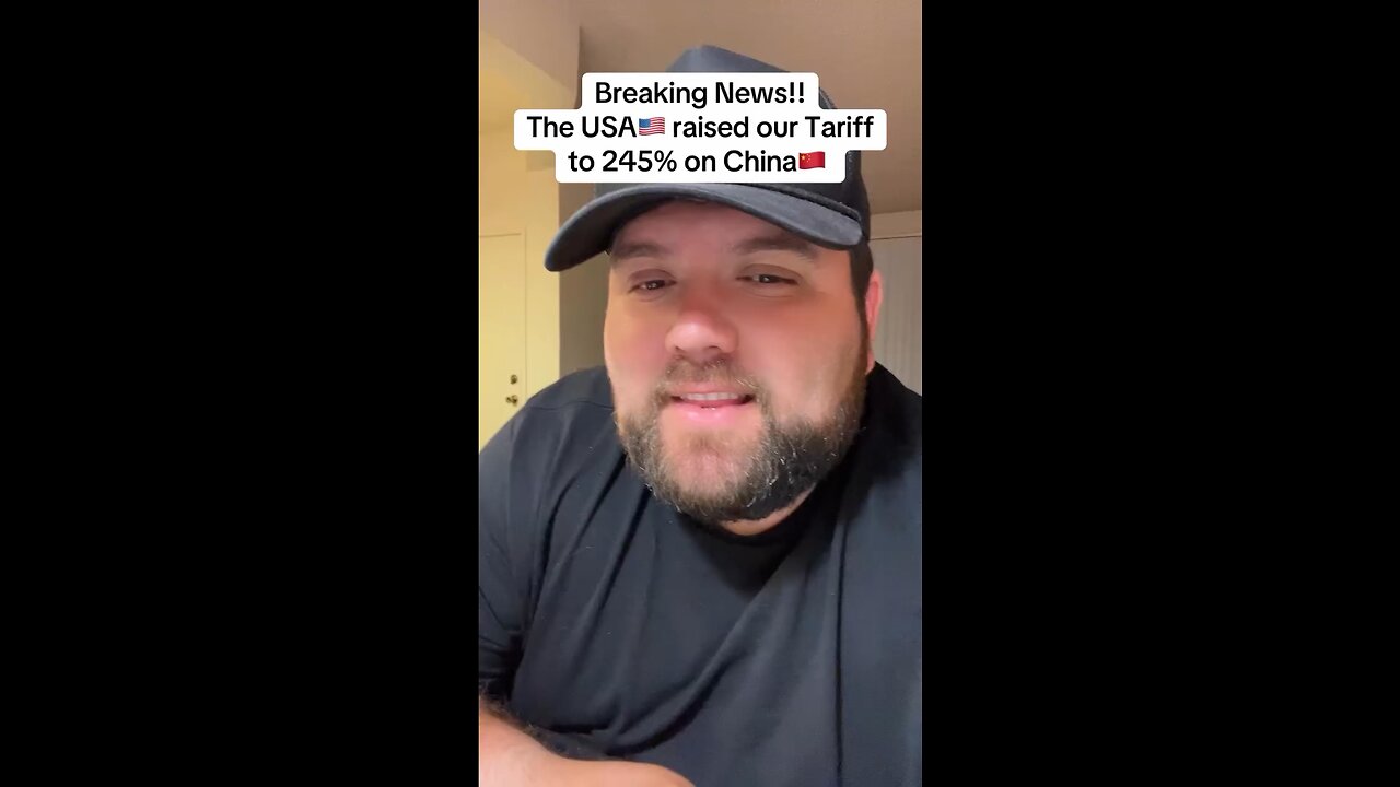 Captioned - Trump raises tariff 245% on China