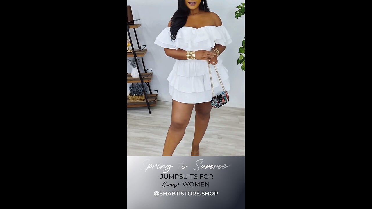 Butterfly Off-Shoulder Cascading Ruffles Flare Romper One Piece Curvy+ Jumpsuits🦋