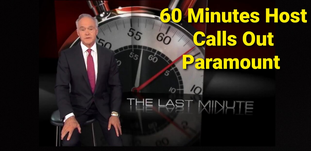 CBS 60 Minutes Host Rebukes Paramount For Loss Of Independence In Journalism