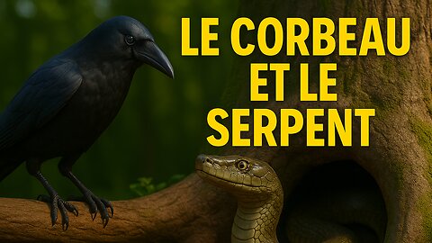 Le Corbeau et le Serpent | Conte de Vengeance Intelligente | Fable Animée