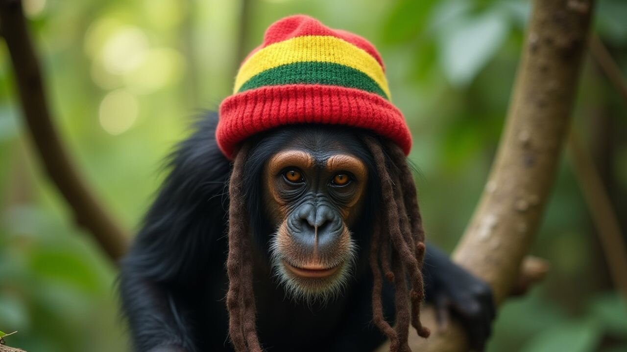Meet Rasta Monkey : He woke up woke up early to grind.